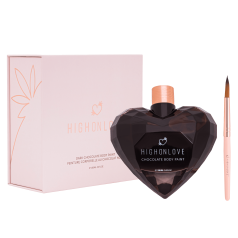 Peinture corporelle végétalienne au chocolat noir - 100 ml