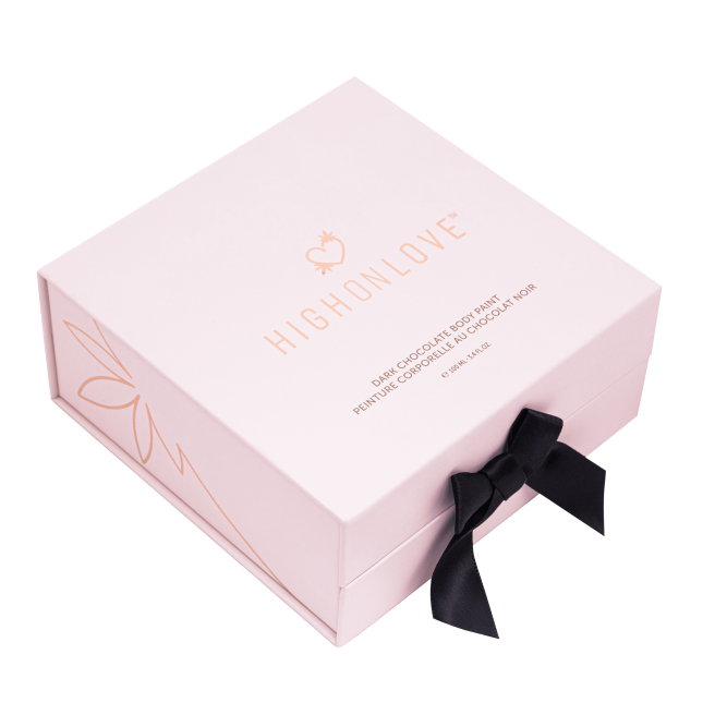 Peinture corporelle végétalienne au chocolat noir - 100 ml