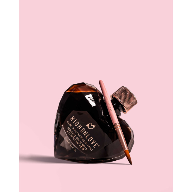 Peinture corporelle végétalienne au chocolat noir - 100 ml