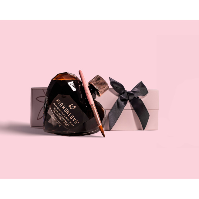 Peinture corporelle végétalienne au chocolat noir - 100 ml