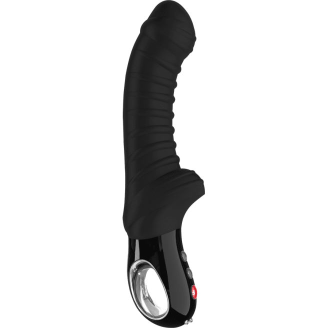 Tiger - Vibromasseur strié - Noir Tiger - Vibromasseur strié - Noir