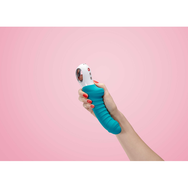 Tiger - Vibromasseur strié - Pétrole Tiger - Vibromasseur strié - Pétrole