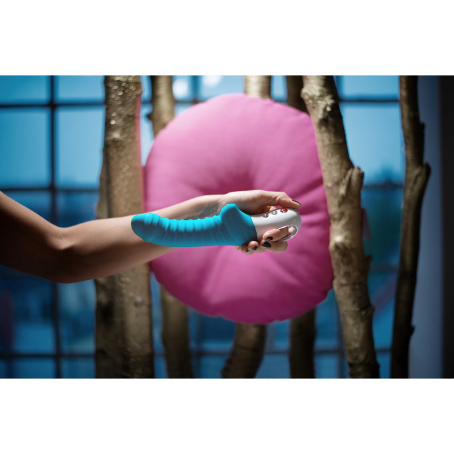 Tiger - Vibromasseur strié - Pétrole Tiger - Vibromasseur strié - Pétrole