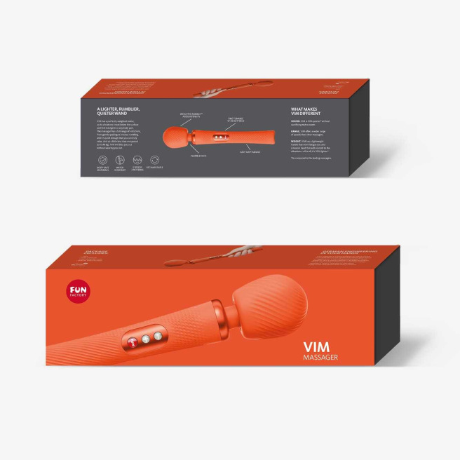 Vim - Vibromasseur Wand - Sunrise Orange Vim - Vibromasseur Wand - Sunrise Orange