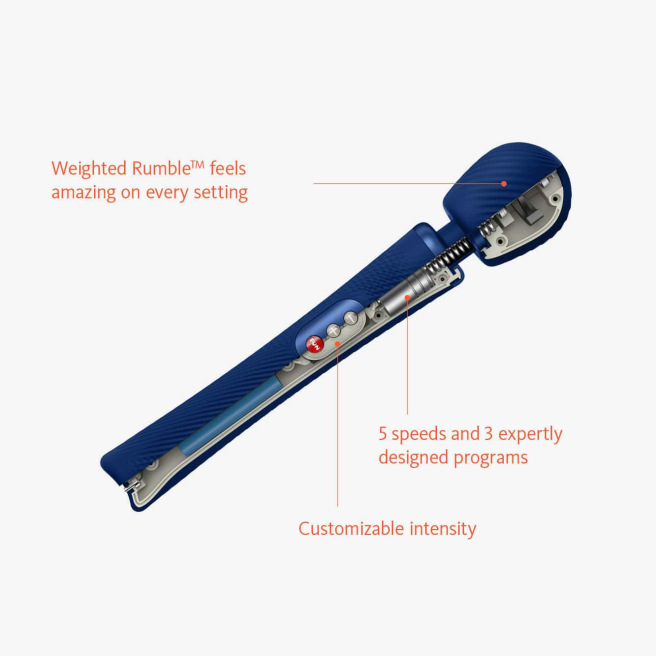 Vim - Vibromasseur Wand - Midnight blue