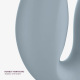 Share Vibe Pro - Vibromasseur Double - Gris cool