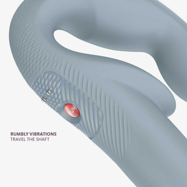 Share Vibe Pro - Vibromasseur Double - Gris cool