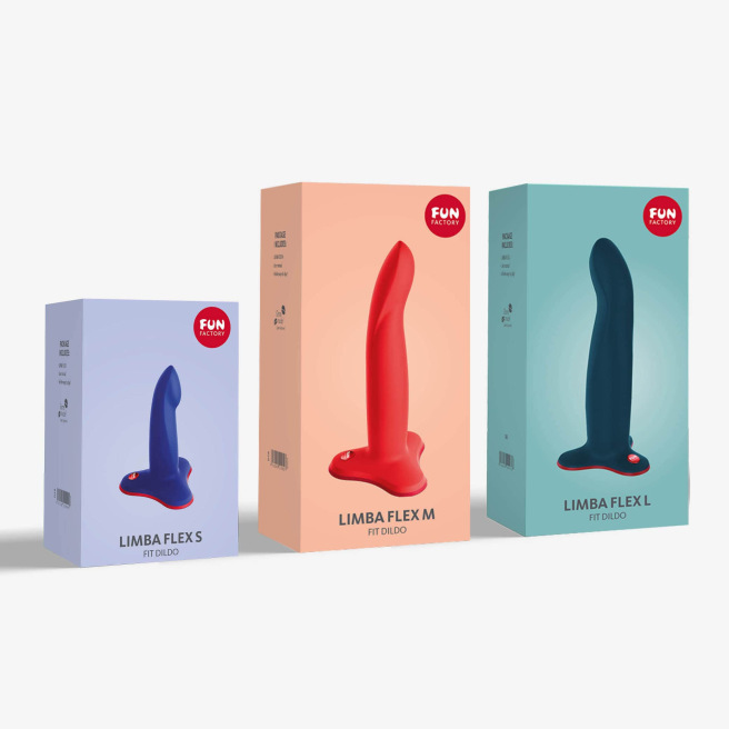 Limba Flex L - Dildo pliable - Bleu velours Limba Flex L - Dildo pliable - Bleu velours