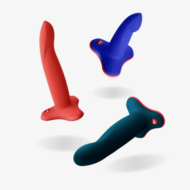 Limba Flex L - Dildo pliable - Bleu velours Limba Flex L - Dildo pliable - Bleu velours