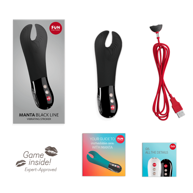 Manta - Masturbateur pour pénis - Noir