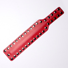 Paddle en Cuir Clous Rouge Paddle en Cuir Clous Rouge