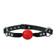 Baillon Noir boule rouge