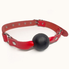 Baillon Rouge boule Noire Baillon Rouge boule Noire