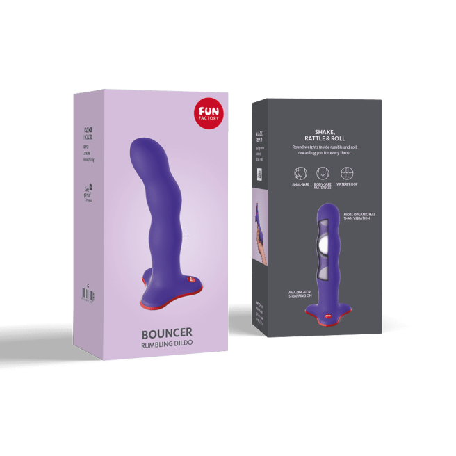 Bouncer - Dildo - Violet Flashy Bouncer - Dildo - Violet Flashy