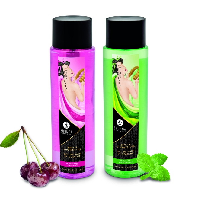 Gel de bain douche Shunga - Cerise givrée 370 ml