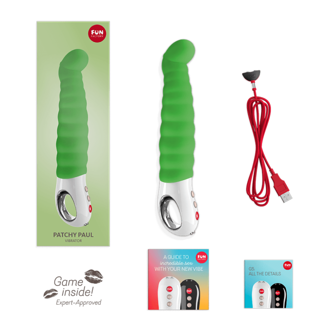 Patchy Paul - Vibromasseur point G - Vert Patchy Paul - Vibromasseur point G - Vert