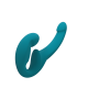 Share Lite - Gode à double extrémité - Bleu