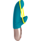 Amorino - Vibromasseur Rabbit silencieux - Pétrole et jaune fluo
