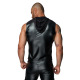 H062 Chemise à capuche avec fermeture éclair à double sens