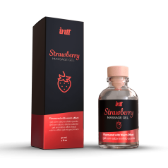 Massage gel fraise - Gel embrassable