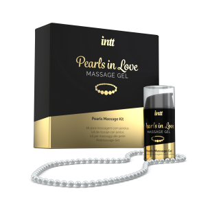 Pearls in love - Kit de massage avec collier de perles