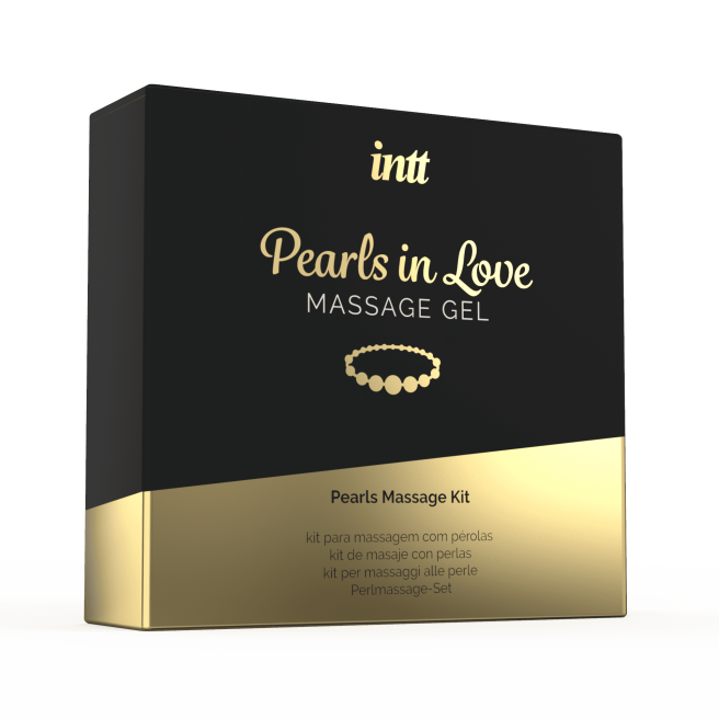 Pearls in love - Kit de massage avec collier de perles