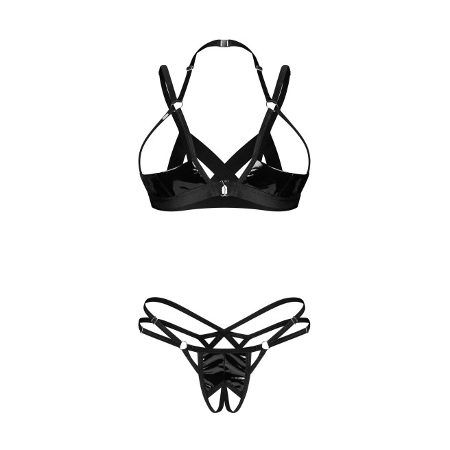 Keira Lise ensemble lingerie ouvert noir Keira Lise ensemble lingerie ouvert noir