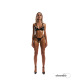 Keira Lise ensemble lingerie ouvert noir