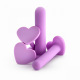 Wellness - Silicone Kit de Dilatation Vaginale - Purple