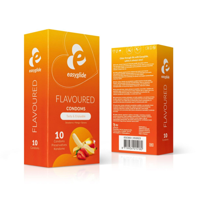 EasyGlide - Flavored Condoms - 10 pieces EasyGlide - Flavored Condoms - 10 pieces