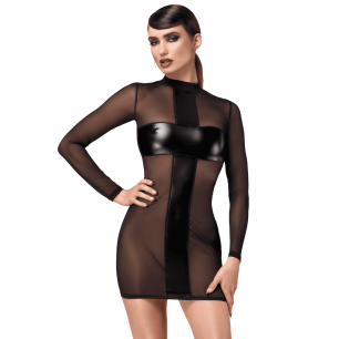 F369 Crossfire Mini Robe en maille et wetlook