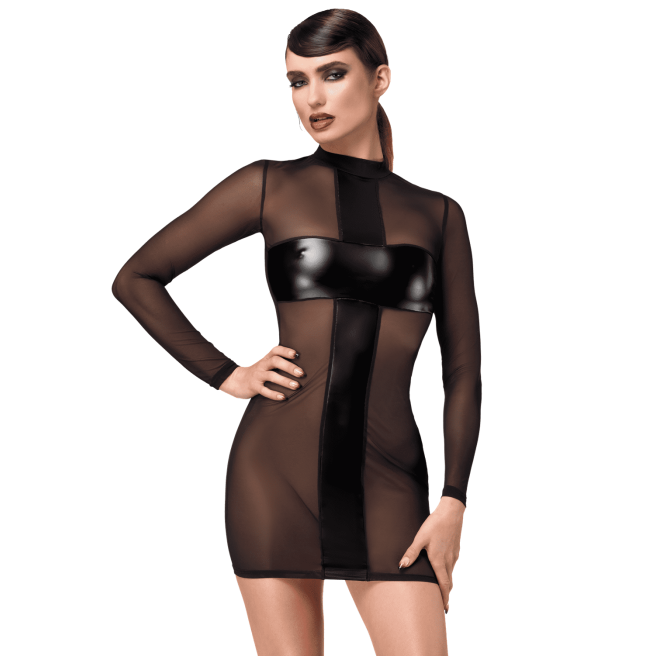F369 Crossfire Mini Robe en maille et wetlook