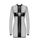 F369 Crossfire Mini Robe en maille et wetlook