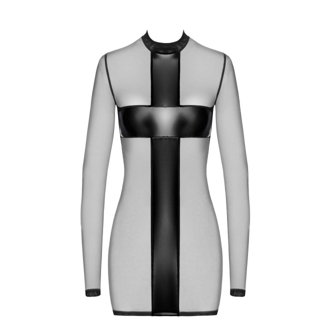 F369 Crossfire Mini Robe en maille et wetlook