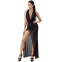 F373 Onyx Robe longue liquide