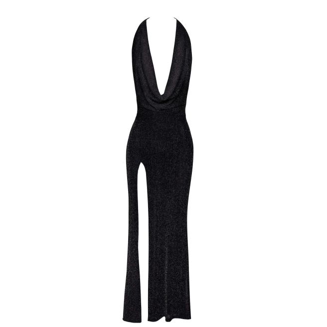 F373 Onyx Robe longue liquide