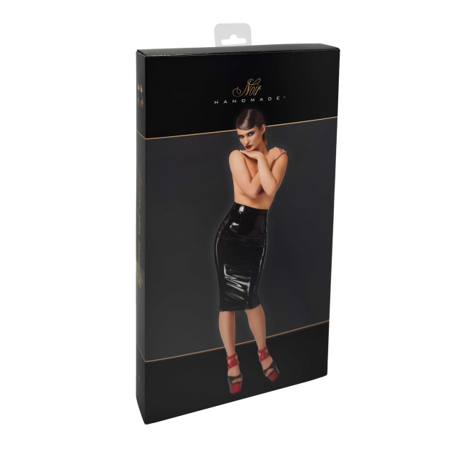 F378 Dominae jupe crayon en PVC