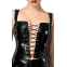 F379 Dominae Corset Top en PVC lacé sur l'avant