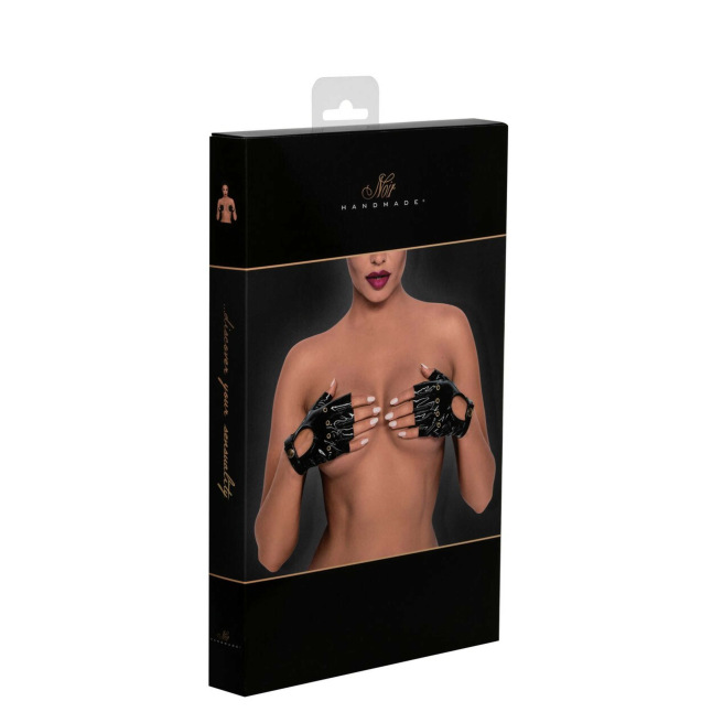 F263 Gants sans doigts en PVC