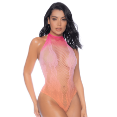 Body en résille dégradé couché de soleil
