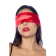Accessoire coquin en satin réversible noir  rouge