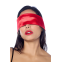 Accessoire coquin en satin réversible noir  rouge
