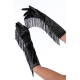 Gants noirs avec franges - Mapalé