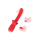 Vibromasseur Rouge Ultra-Souple KISS