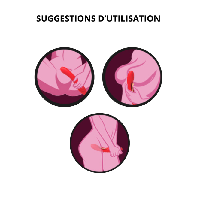 Vibromasseur TICKLE Double Stimulation USK-V30