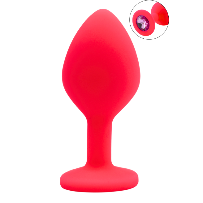 Plug bijou rose Medium PINKY