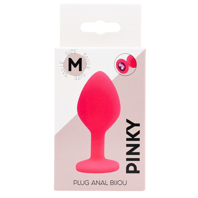 Plug bijou rose Medium PINKY