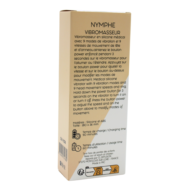Vibromasseur NYMPHE Haute Précision à Double Action