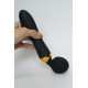 SHAKE Noir, Vibromasseur Wand USB en silicone médical avec 2 puissants moteurs indépendants