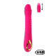 TWIST Rose, Vibromasseur va-et-vient USB en silicone médical, doté de 18 modes de stimulation
